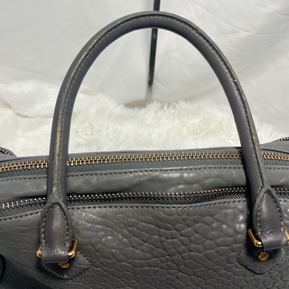 Marc by Marc Jacobs Washed Up Lauren Satchel in Dark Grey - Picture 3 of 10